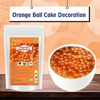 Orange Balls for Cake Decoration, 200G-thumb2