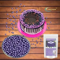 Purple Color Balls for Cake Decoration, 200G-thumb1
