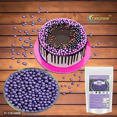 Purple Color Balls for Cake Decoration, 200G-thumb2