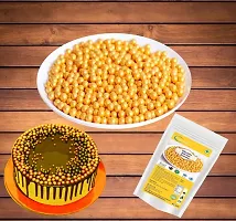 Yellow Color Balls for Cake Decoration, 200G-thumb1