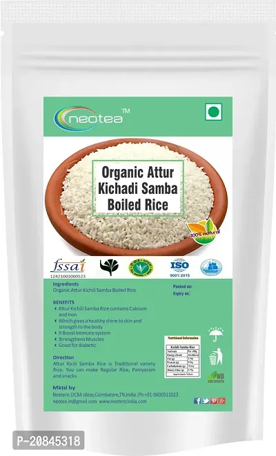 Neotea Organics Athur Kichadi Samba Boiled Rice Traditional Kichadi Samba RIce (500 gm)