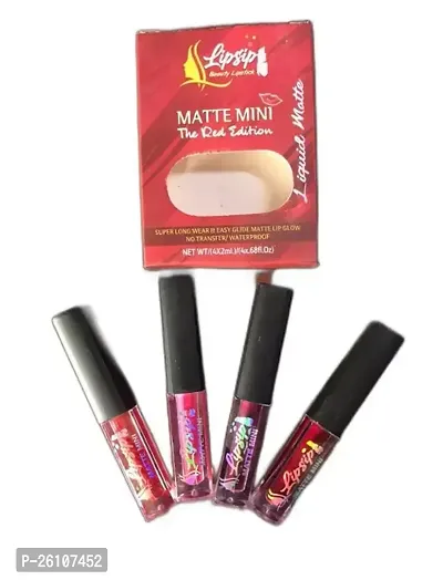 Hipbrat Matte Mini Lipstick- Pack Of 4