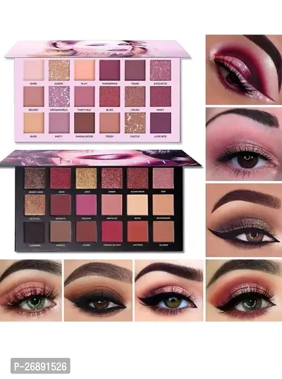 Nude and Rose Gold Eyeshadow Palette combo Makeup kits