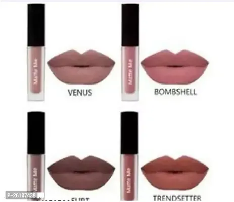 Nude Lipsticks- Pack Of 4-thumb0