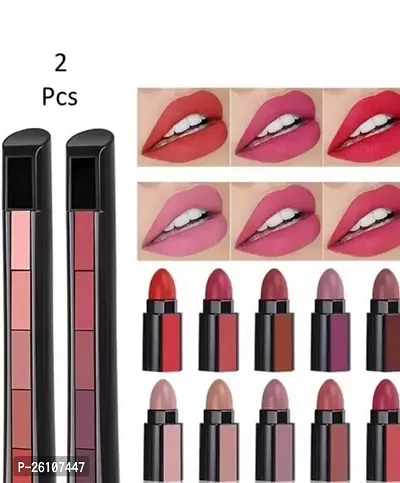 Red Nude Edition 5 In 1 Lipstick- Pack Of 2-thumb0