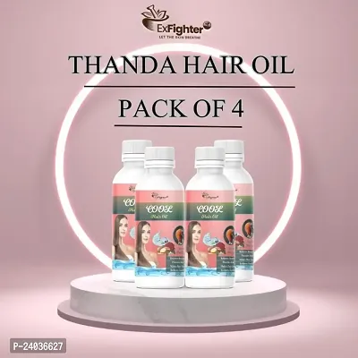 Thanda-Thanda/Cool-Cool Hair Oil (200ml) Pack of 4