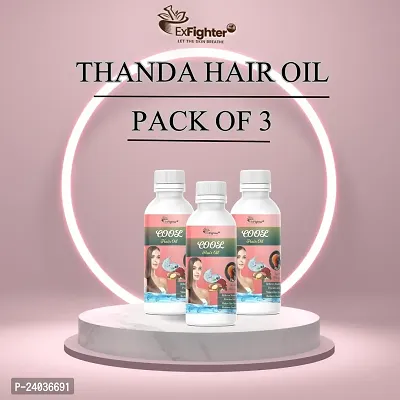 Thanda-Thanda/Cool-Cool Hair Oil (200ml) Pack of 3