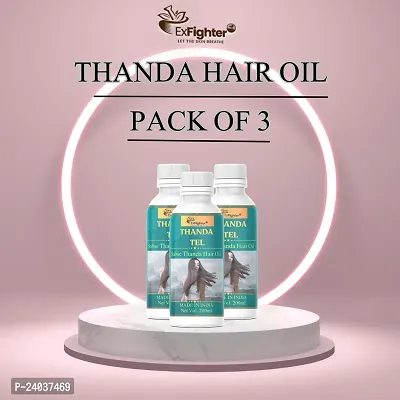 Thanda Hair Oil (200ml) Pack of 3
