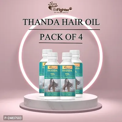 Thanda Hair Oil (200ml) Pack of 4