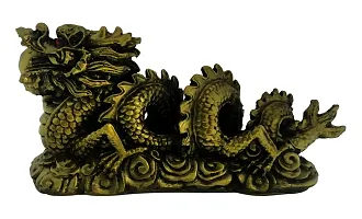 Dragon with Ball in Mouth for Health, Wealth and Happiness Decorative Showpiece - 10 Cm-thumb2