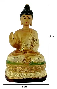 Lord Gautam Buddha in Abhaya Mudra Decorative Showpiece-thumb1