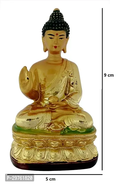 Lord Gautam Buddha in Abhaya Mudra Decorative Showpiece-thumb2