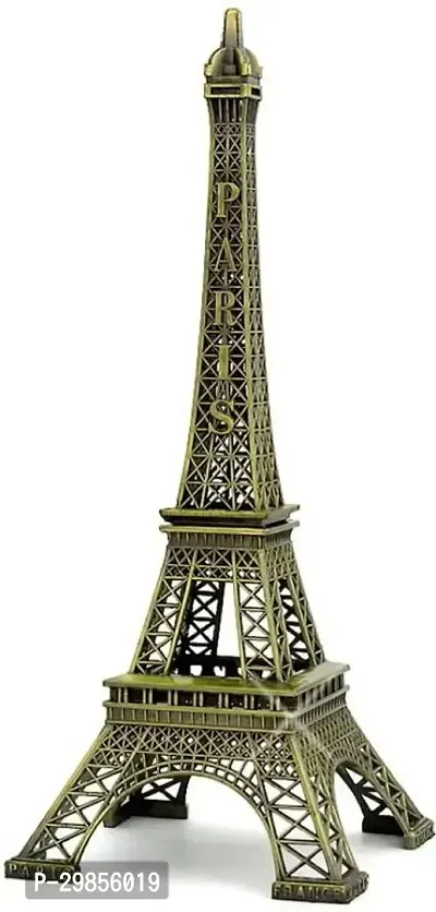 Metal Eiffel Tower Miniature Statue Decorative Showpiece - 8 cm-thumb0