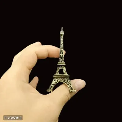 Metal Eiffel Tower Miniature Statue Decorative Showpiece - 8 cm-thumb3