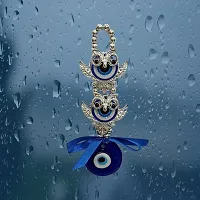 Vastu Fengshui 2 (Two) Owl Evil Eye Hanging Nazar Battu For Protect Negativity - 18 cm-thumb3