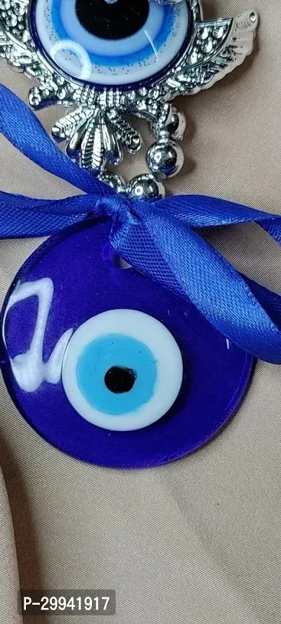 Vastu Fengshui 2 (Two) Owl Evil Eye Hanging Nazar Battu For Protect Negativity - 18 cm-thumb3