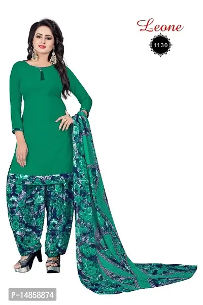 Classic Cotton Printed Dress Material with Dupatta for Women-thumb0