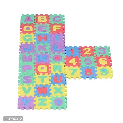 Pasaddo 36 Pieces Alphabet  Number Floor Mats for Kids-thumb0