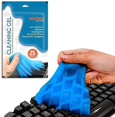 Pack of 1 Multipurpose Cleaning Slime Car Ac Vent Interior Dashboard Dust Dirt Cleaning Cleaner Slime Gel for Office Car Keyboard Laptop PC Electronic Gadgets Vehicle Interior Cleaner Slime