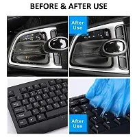 Pack of 1 Multipurpose Cleaning Slime Car Ac Vent Interior Dashboard Dust Dirt Cleaning Cleaner Slime Gel for Office Car Keyboard Laptop PC Electronic Gadgets Vehicle Interior Cleaner Slime-thumb2