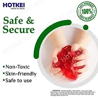 HOTKEI (6 Clear Slime kit) DIY Transparent Scented Slimy Slime Gel Jelly Set Kit Air Dry Magical Crystal Clay Putty Toy Kit for Girls Boys Kids Slime with Glitter| Charms | Stars | Colored Balls Set-thumb1