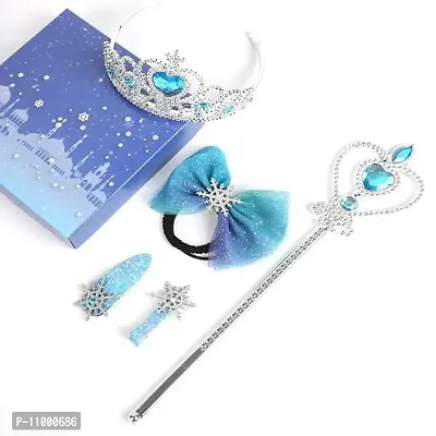 The cutians Blue Frozen Hairpins Set (Set of 5) - Best Hair Accessories Gift Set for Kids/Girls - Gift for Girls-thumb0
