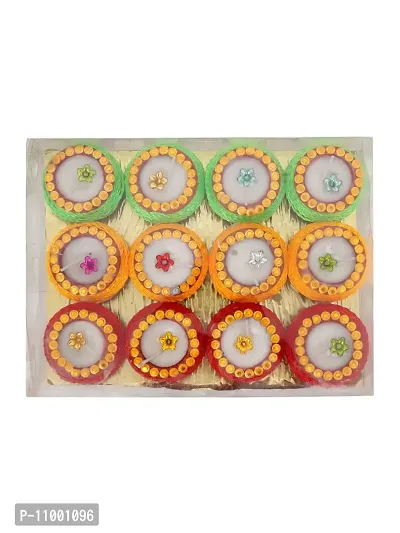 Divine Sense Handmade Decorative Diyas for Diwali Decoration | Set of 12-thumb4