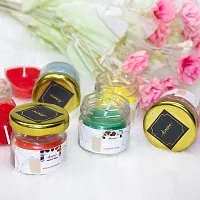 Divine senses Scented Candles for Home/Bedroom | Highly Fragranced Mini Jars | Gift/Corportate Gift for Brother/Sister/Mother/Father-thumb3