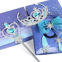 The cutians Blue Frozen Hairpins Set (Set of 5) - Best Hair Accessories Gift Set for Kids/Girls - Gift for Girls-thumb3