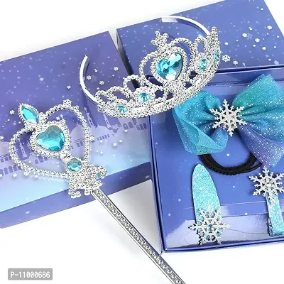The cutians Blue Frozen Hairpins Set (Set of 5) - Best Hair Accessories Gift Set for Kids/Girls - Gift for Girls-thumb4