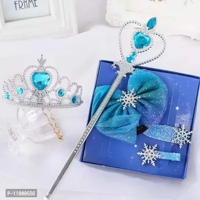 The cutians Blue Frozen Hairpins Set (Set of 5) - Best Hair Accessories Gift Set for Kids/Girls - Gift for Girls-thumb5