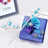 The cutians Blue Frozen Hairpins Set (Set of 5) - Best Hair Accessories Gift Set for Kids/Girls - Gift for Girls-thumb2