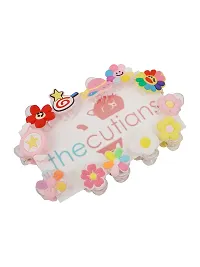 The Cutians Flower  Hair Clips Combo Set Of 12 - Multicolor-thumb2