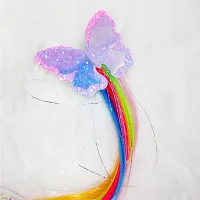 The Cutians Multi-Color Butterfly Colourful Long Tail Hair Pin-thumb2