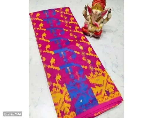 Stylish Fancy Designer Chanderi Silk Saree With Blouse Piece For Women-thumb0