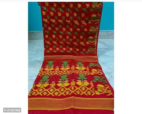 Stylish Fancy Designer Cotton Saree With Blouse Piece For Women