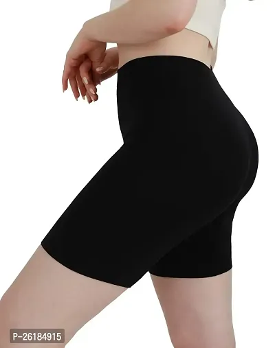 Classic Cotton Solid Shorts for Women-thumb3