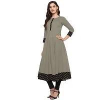 Women's Cotton Printed Anarkali Kurti-thumb2