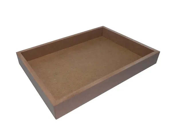 DEVESHA Wooden MDF Tray (Without Handle and Unfinished) - 14 times; 10 times; 1.5 Inch