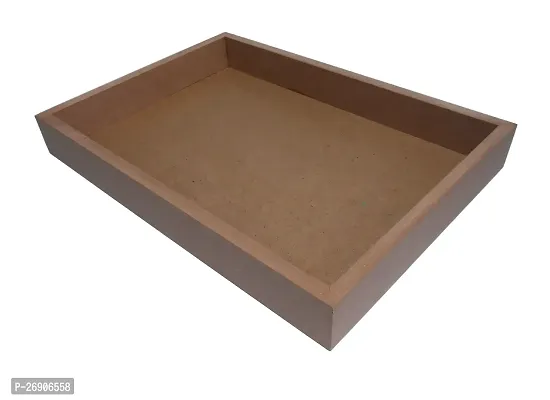DEVESHA Wooden MDF Tray (Without Handle and Unfinished) - 14 times; 10 times; 1.5 Inch-thumb3