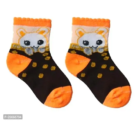 Stylish Comfortable Cotton Blend Socks For Kids