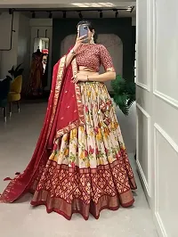 Stunning Flower Dola Silk Lehenga Choli-thumb3