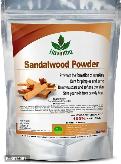 Havintha Pure and Natural Sandal Wood Powder for Skin Care, Face Pack &ndash; 100 gm-thumb0