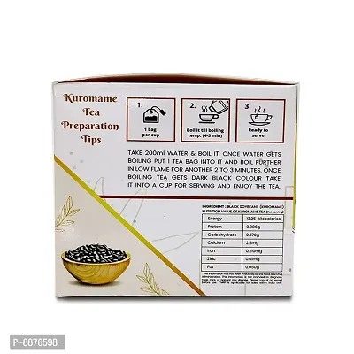 Havintha Natural Kuromame Tea - 20 Tea Bags | Black Soybean Tea | Good Source of Antioxidant-thumb3