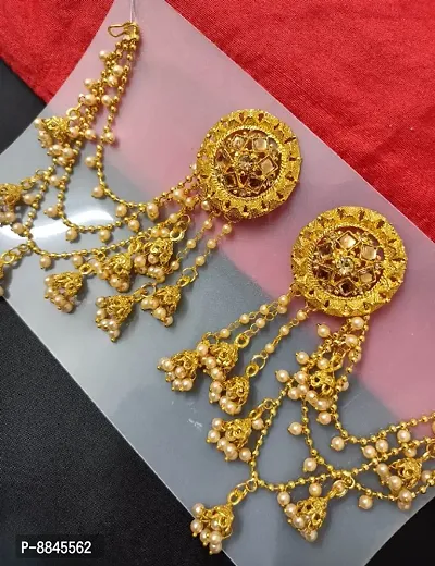 Most Attractive Alloy Fancy Traditional Jewellery Set (Baahubali Earrings) for Women-thumb0