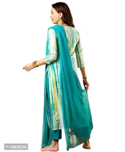 Classic Viscose Rayon Kurta, Bottom and Dupatta Set-thumb4