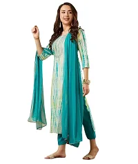 Classic Viscose Rayon Kurta, Bottom and Dupatta Set-thumb2