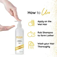 Sulphate free  Hydrating Post- Keratin Shampoo with Milk Protein, Argan  Almond Oil for deep repairs the hair-thumb4