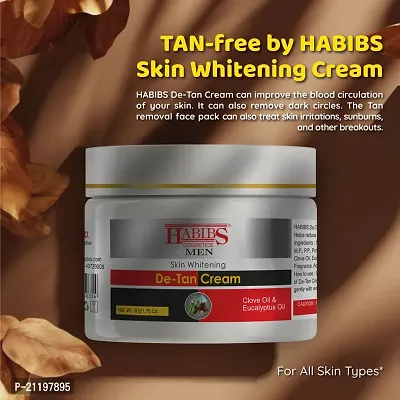 Habibs Professional Natural Care D Tan Pack for Tan Removal Face Pack with Clove Oil  Eucalyptus Oil Lightening  Brightening Skin Anti-D Tan Face Pack for Glowing Skin No Parabens, Sulphates 100GM-thumb4