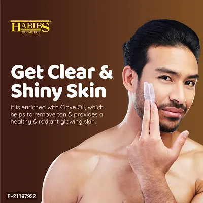 Habibs Professional Natural Care D Tan Pack for Tan Removal Face Pack with Clove Oil  Eucalyptus Oil Lightening  Brightening Skin Anti-D Tan Face Pack for Glowing Skin No Parabens, Sulphates 150GM-thumb3